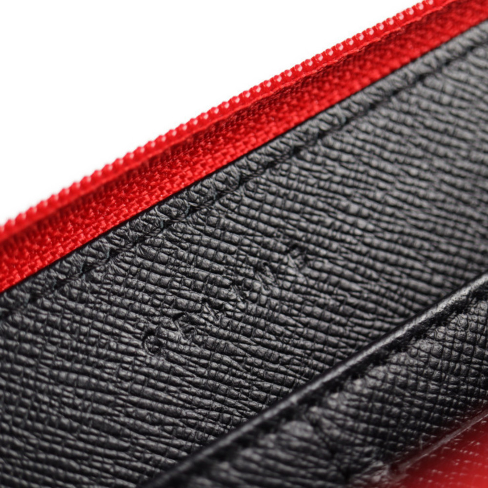 Celine Embossed Red Long Wallet Python - image 8